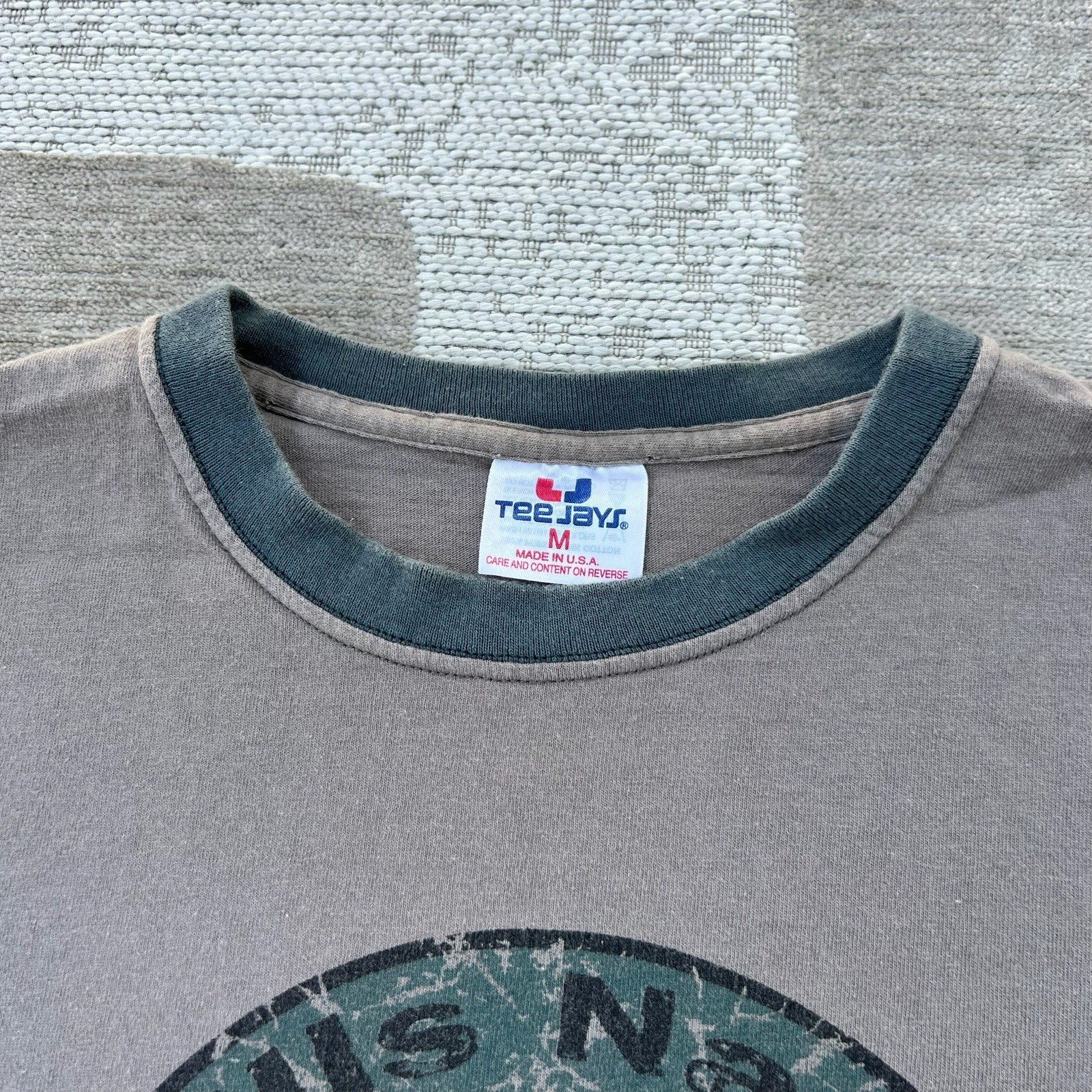 Vintage Crosby Stills Nash & Young T-Shirt Men’s M The Bridge School Ringer Y2k