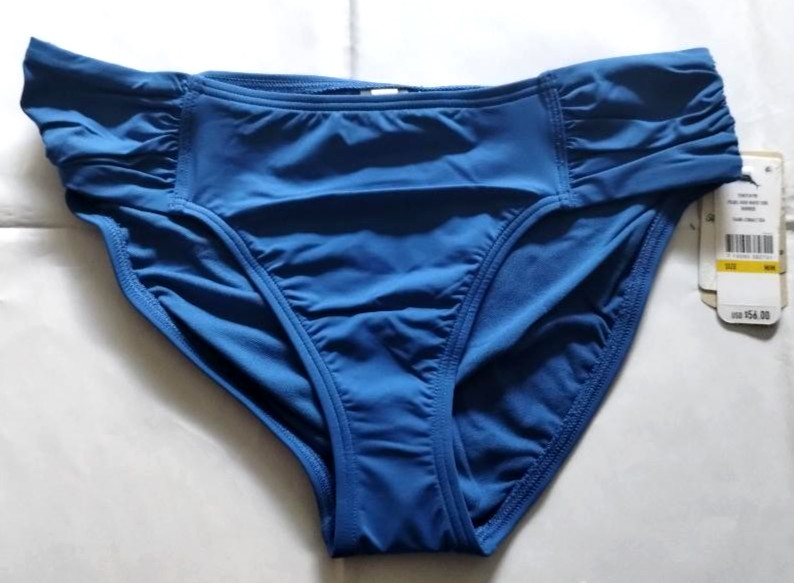 Tommy Bahama Cobalt Sea Pearl High Waist Side Shirred Size M/M