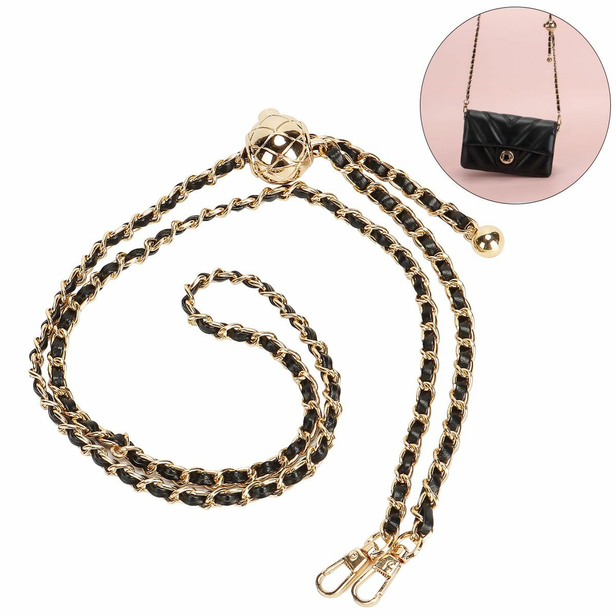 120cm Leather Chain Replacement Crossbody Shoulder Purse Handbag Bag Strap