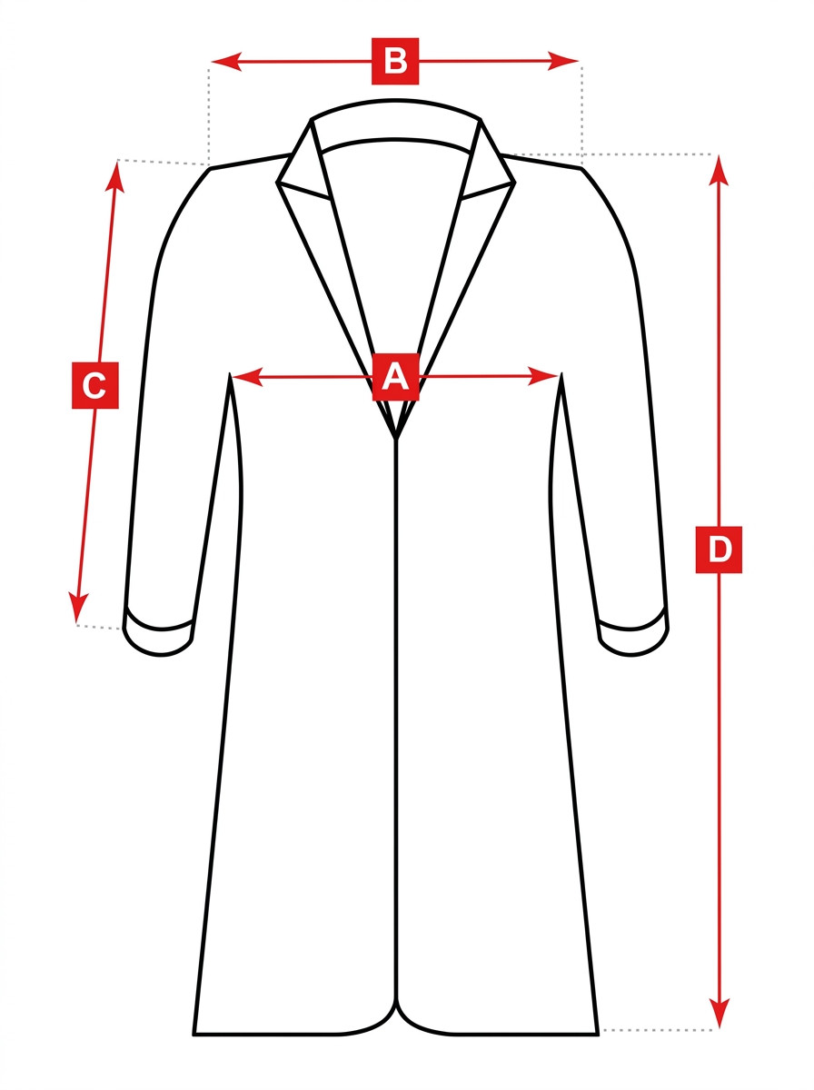 Women’s Long Wool Blend Coat Single Breasted Custom Fit Multiple Color Option