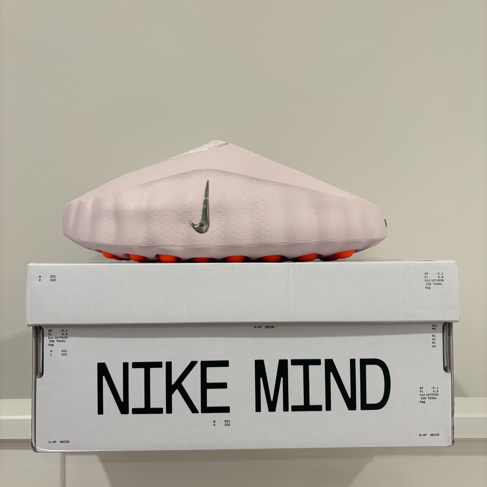 NWT Nike MIND Mule 001 Slide PEARL PINK size 8 women/ 6.5 men HQ4309-610