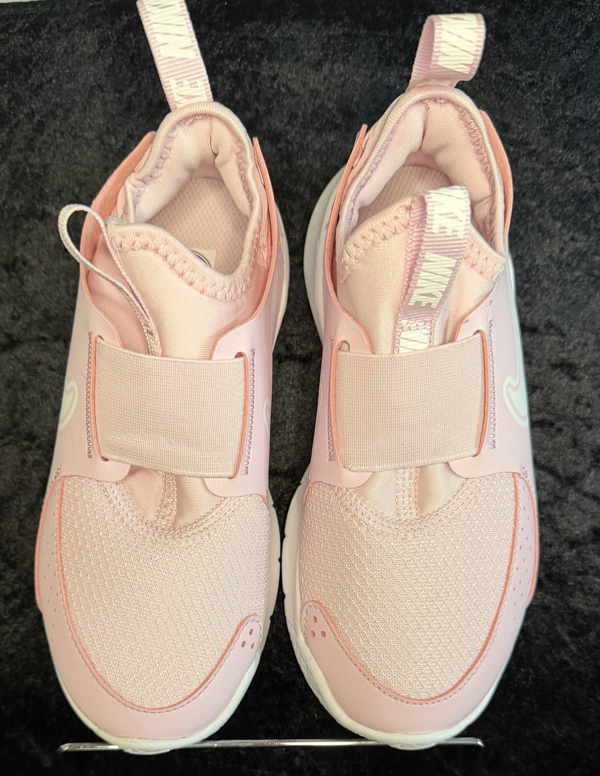 Nike Flex Runner Unisex Kids Slip-On Sneakers Pink/White US 12.5C
