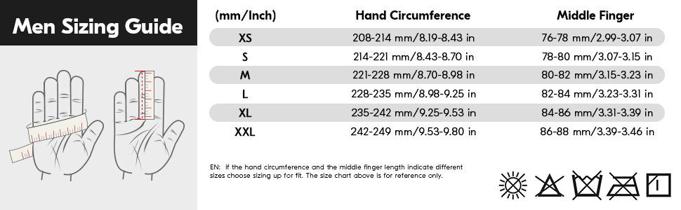 Vgo 1/2/3Pairs -4℉ Thinsulate C100 Winter Waterproof Light Duty Glove (GA9603FW)
