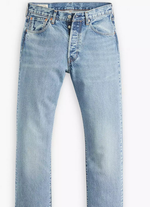 Levi Premium Circular 501 BLUE White Label Sizes 31X30,34X30,36X32, 36X34,38X32
