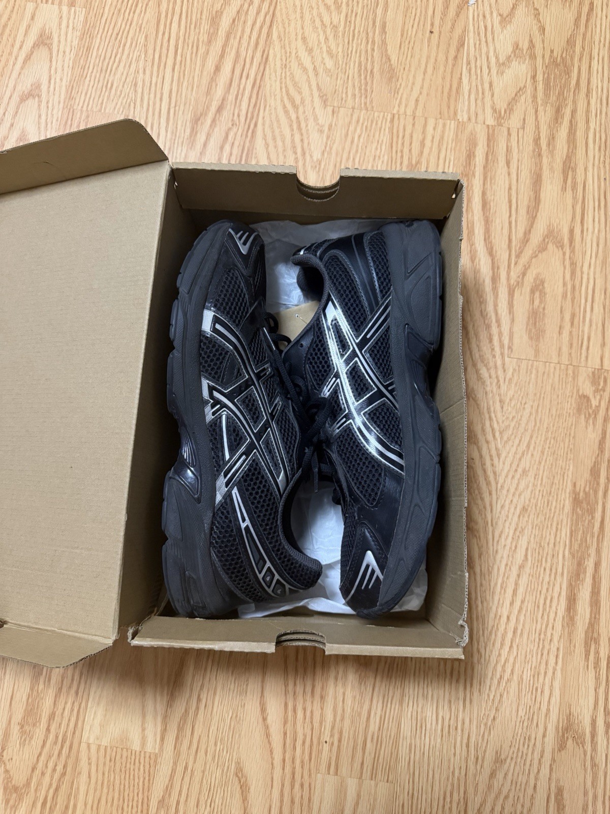 ASICS Gel 1130 Black Pure Silver SZ 11M – CLEAN – 1201A906-001 ‼️SHIP NEXT DAY‼️