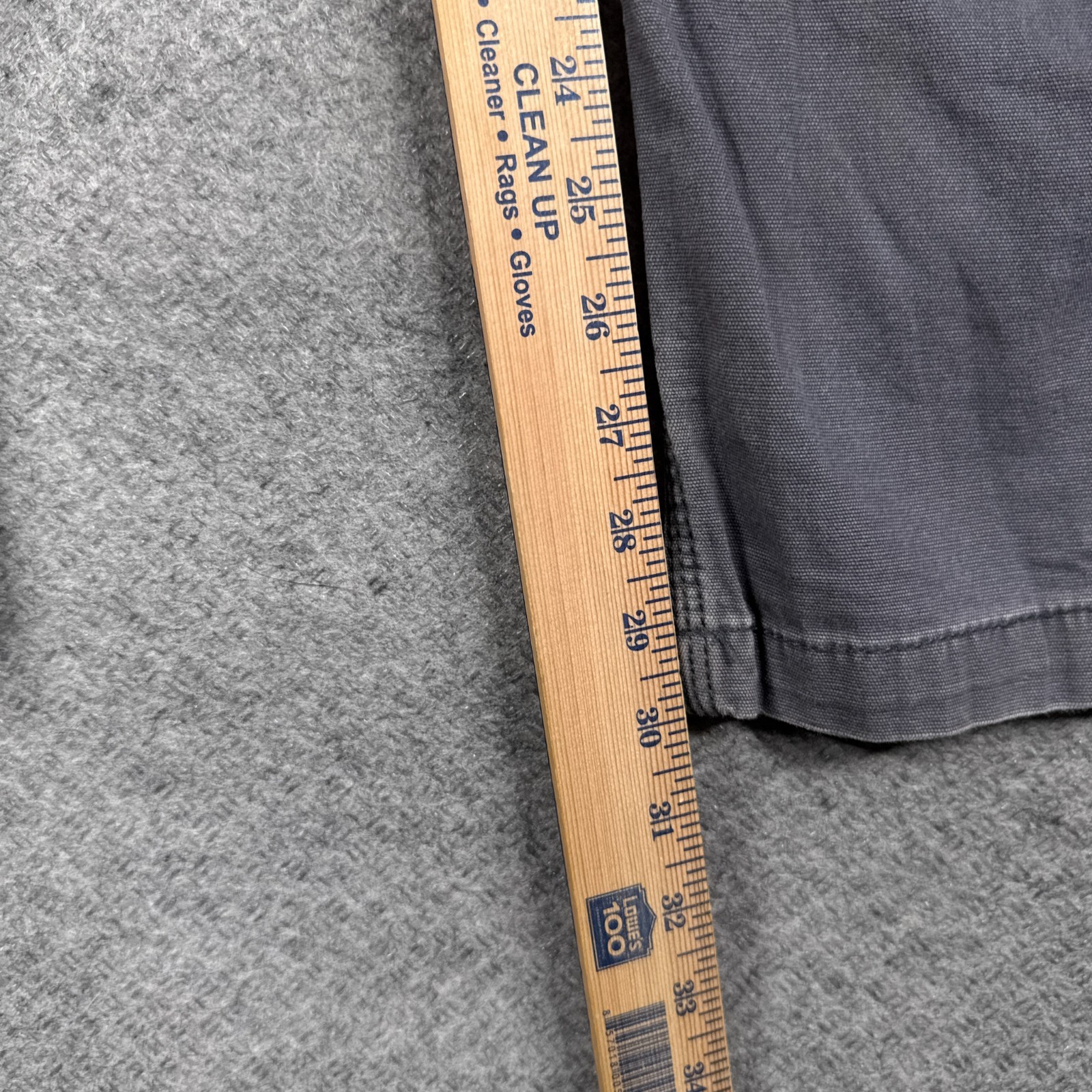Vintage Carhartt Pants Mens 32×30 Grey Double Knee Work Canvas 102802-029