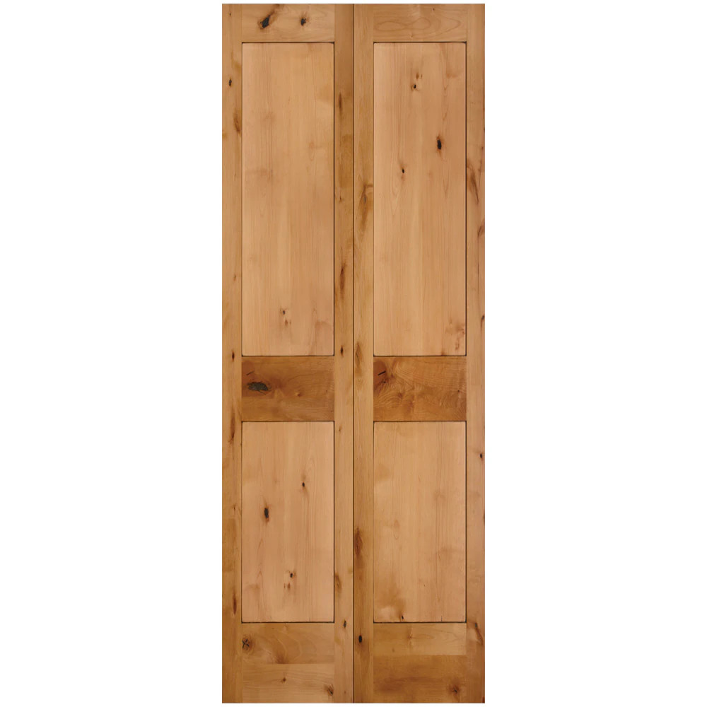 CODEL Doors 24-in x 80-in Alder/Unfinished 2-panel Smooth Solid core Unfin|26756