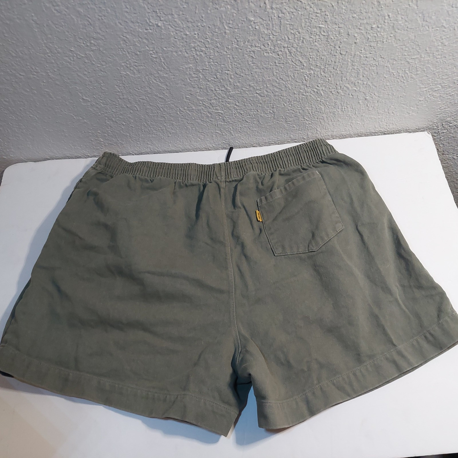 Gallery Dept. Zuma Drawstring Shorts, Olive Green, Size XL