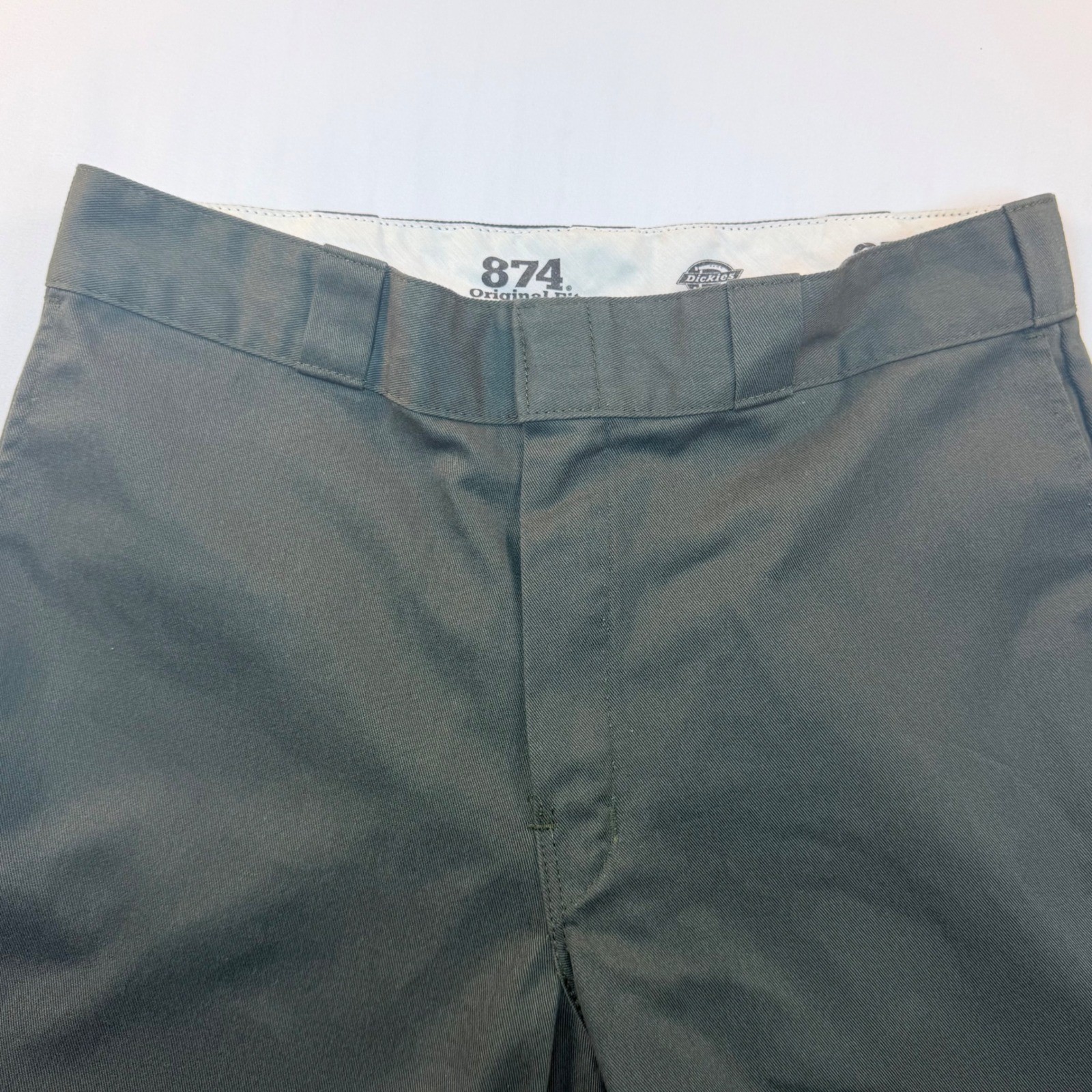 Dickies 874 Work Pants Mens 34×32 Olive Green Original Fit Straight Leg D874OG