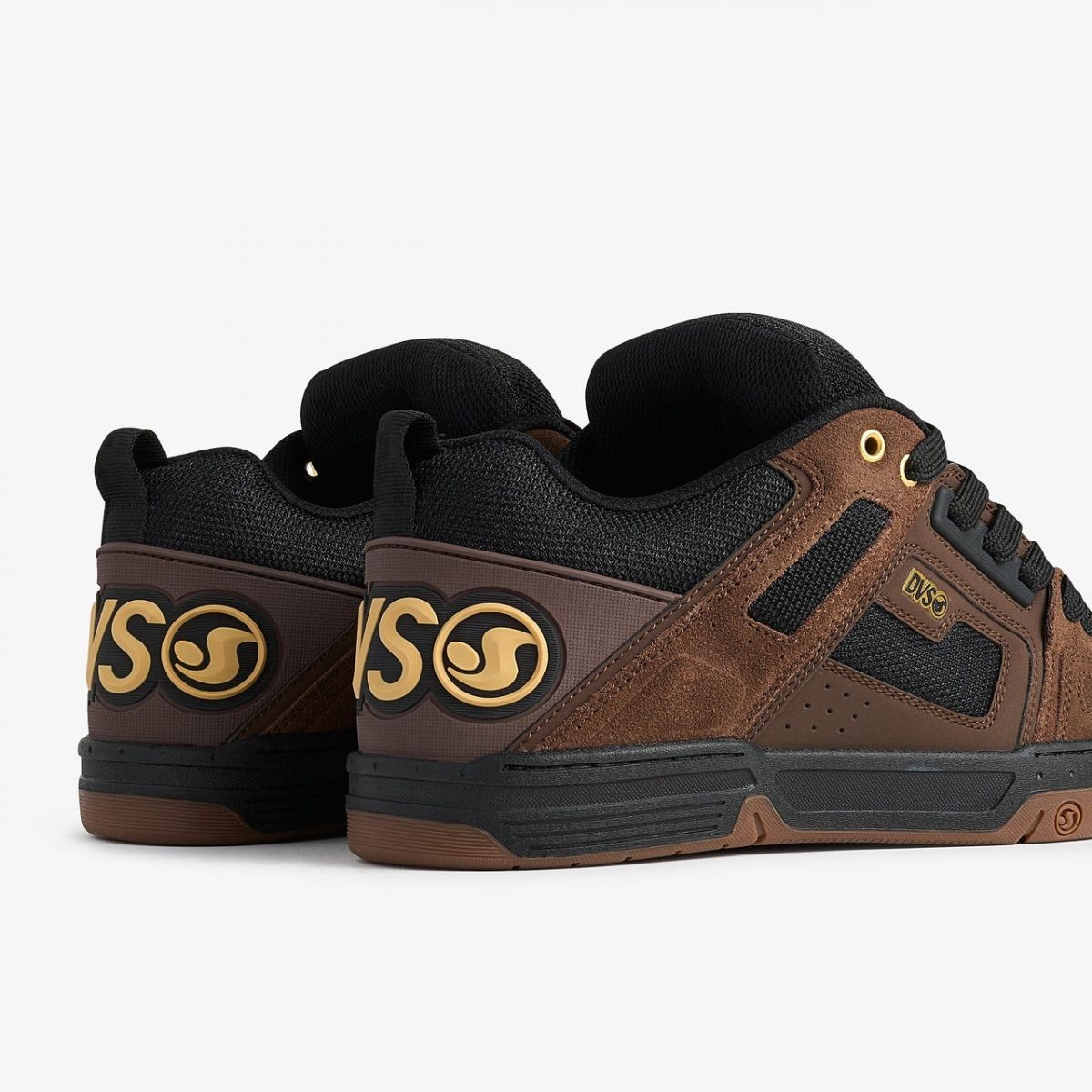 DVS Men’s Comanche Brown/Black/Gold – DV01312210, Brown/Black/Gold