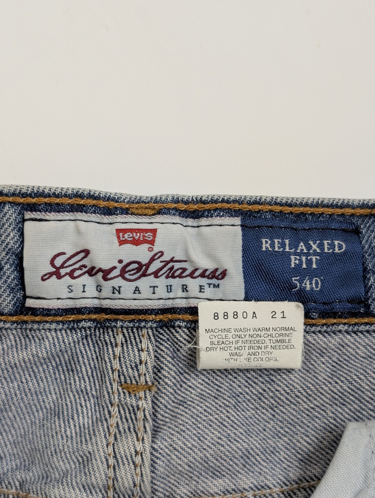 Levi’s Signature 540 Relaxed Fit Jeans Men’s 36×30 Blue Denim USA Made Workwear.