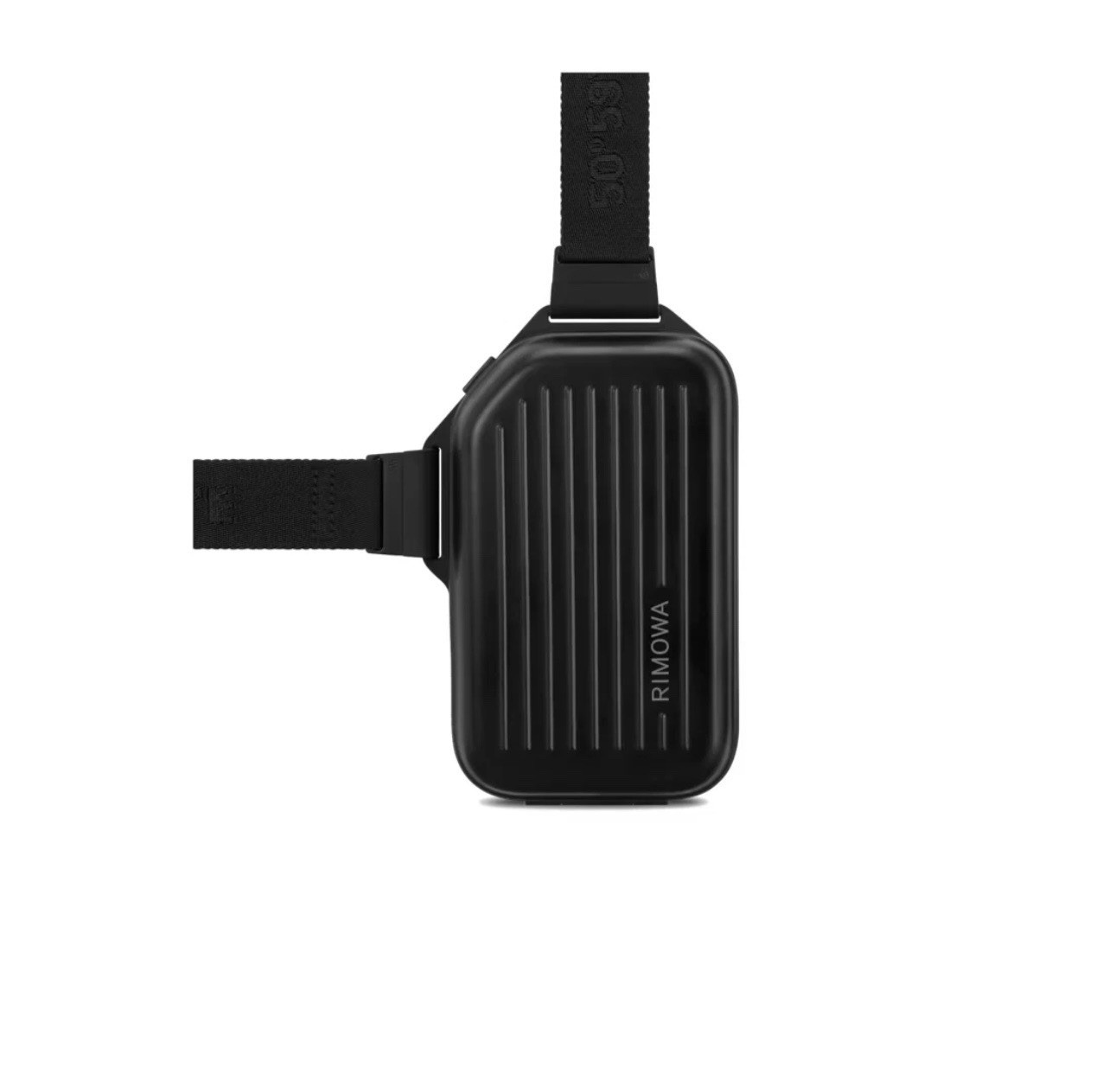RIMOWA Personal Aluminum Sling Clutch, Black (W/O Tags)