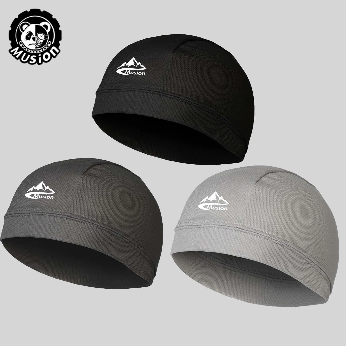 Cooling Skull Cap Helmet Liner Sweat Wicking Cycling Running Hat for Men