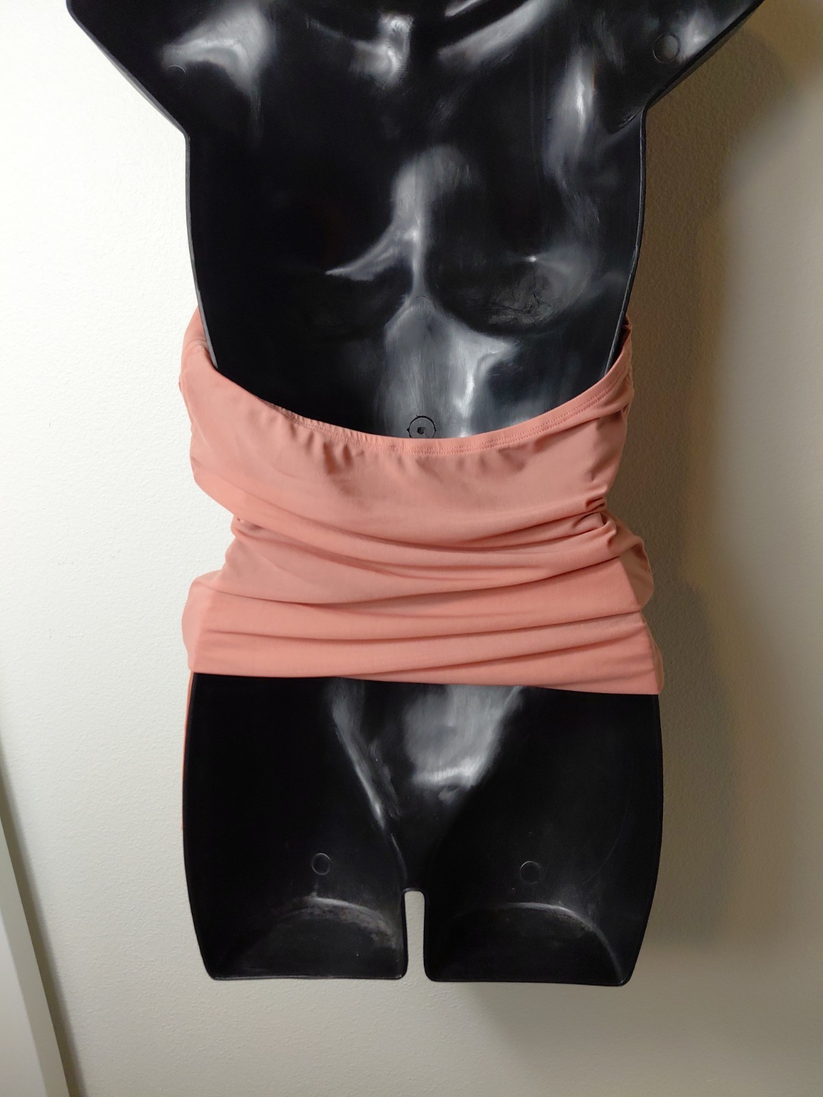 Halara Deep V Neck Halter Ruched Drawstring Casual Boho U2k Org $59 Sz Med