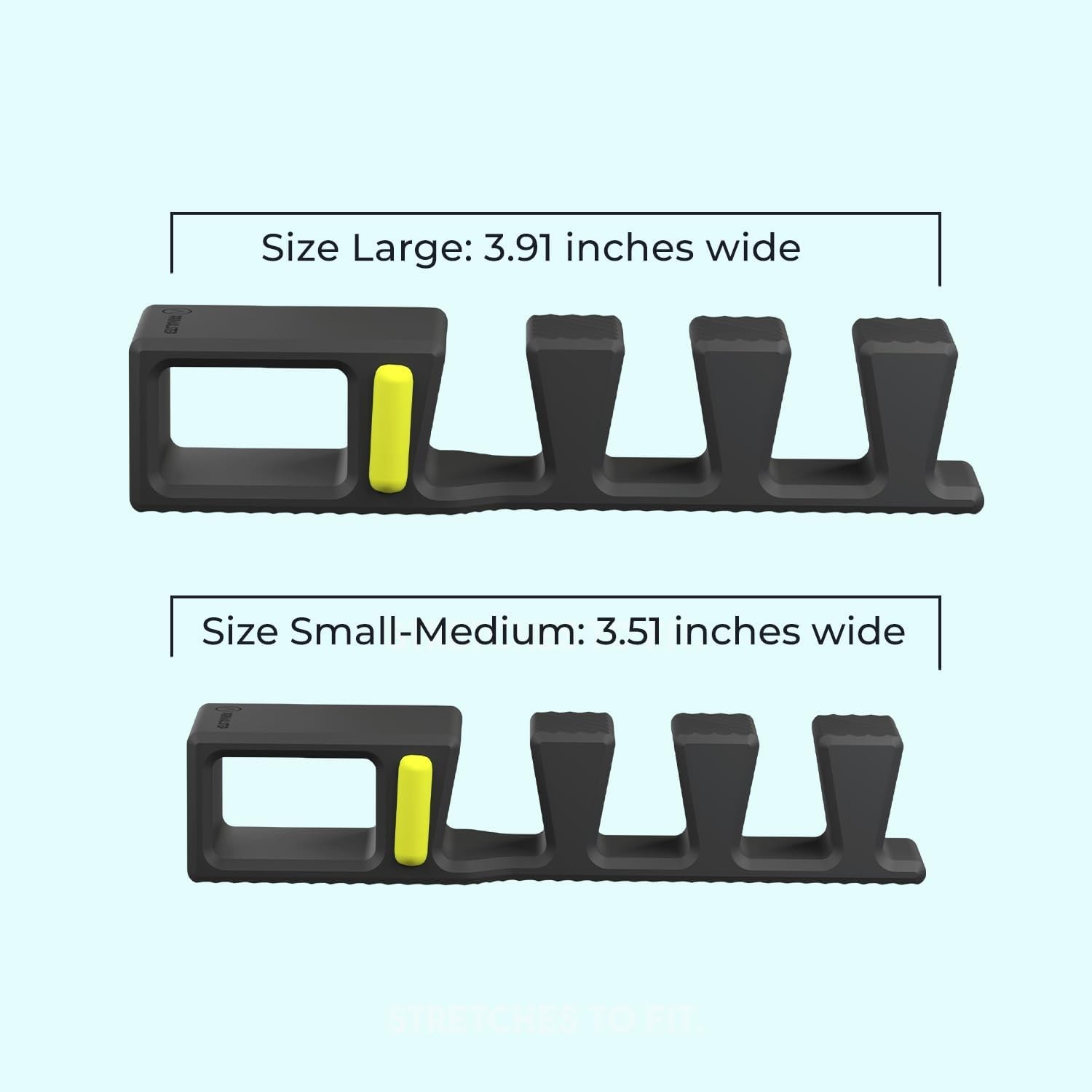 APEX Adjustable Toe Separators, Spreaders, Spacers, Straightener to Black