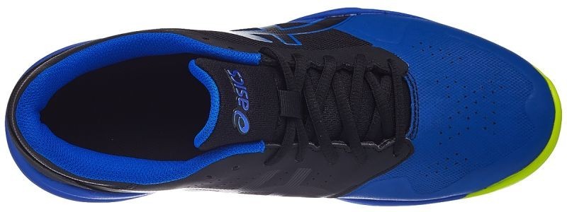 ASICS Men Gel-Game 7 Black/Illusion Blue Tennis Athletic Shoes Size 10