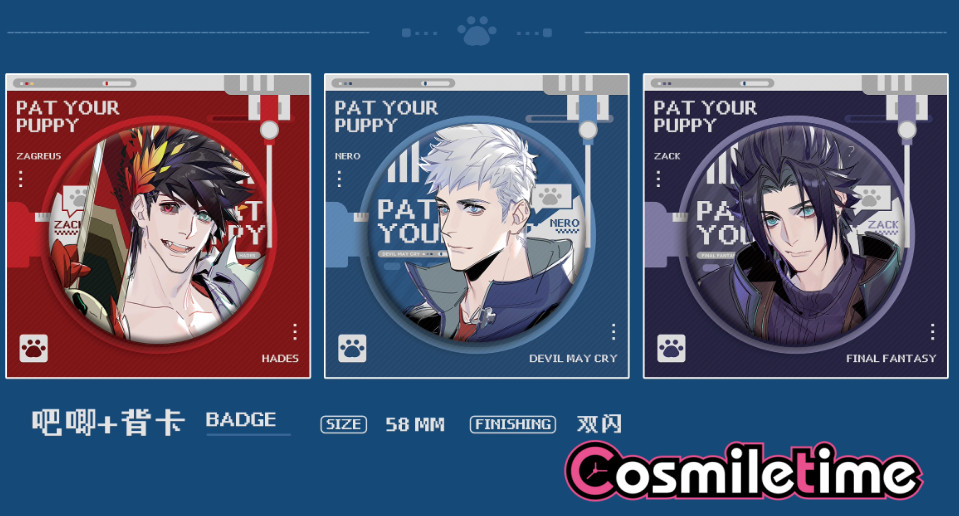 Devil May Cry Nero Zack Transparent Card Badge Set Collection Anime Cosplay YZ