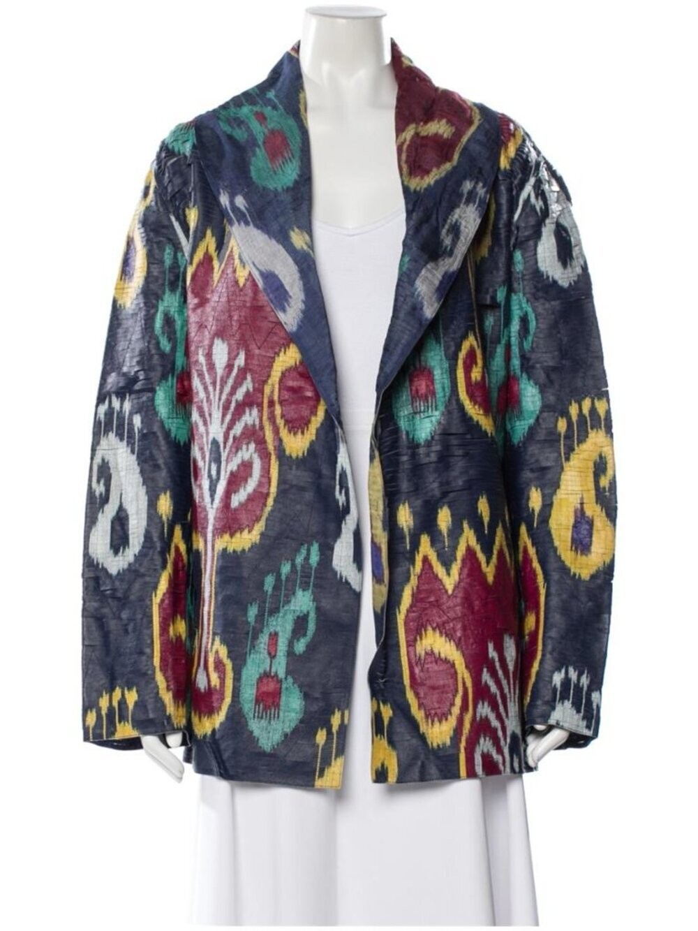 NEW – Ralph Lauren Purple Label Ikat-Print Jacket, Size L