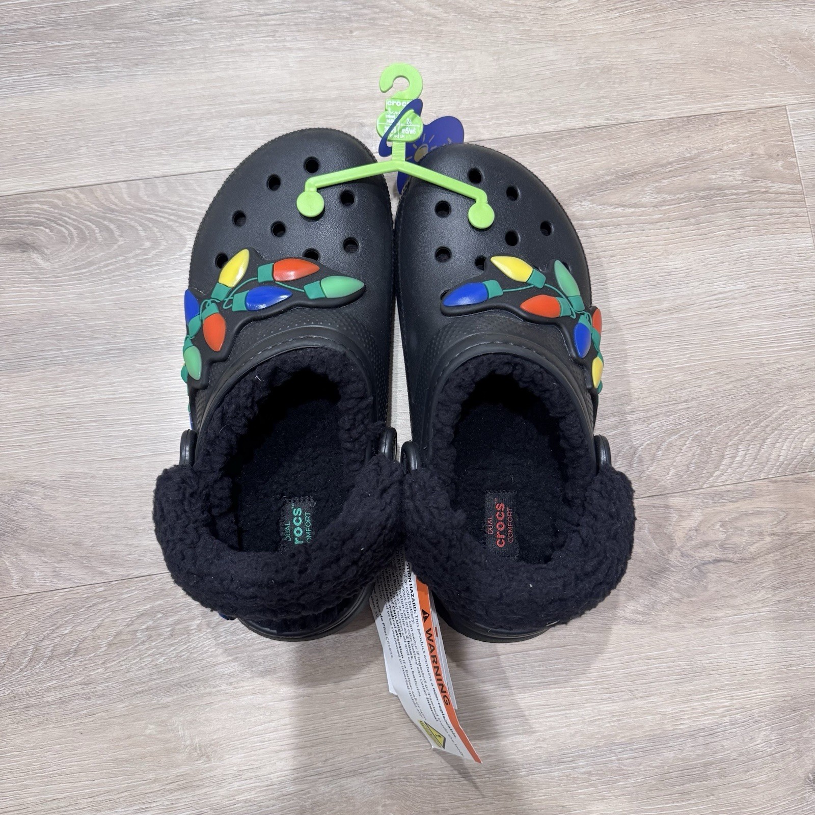 Crocs Classic Lined Holiday Lights UP S’ALLUME BRAND NEW Unisex 212054