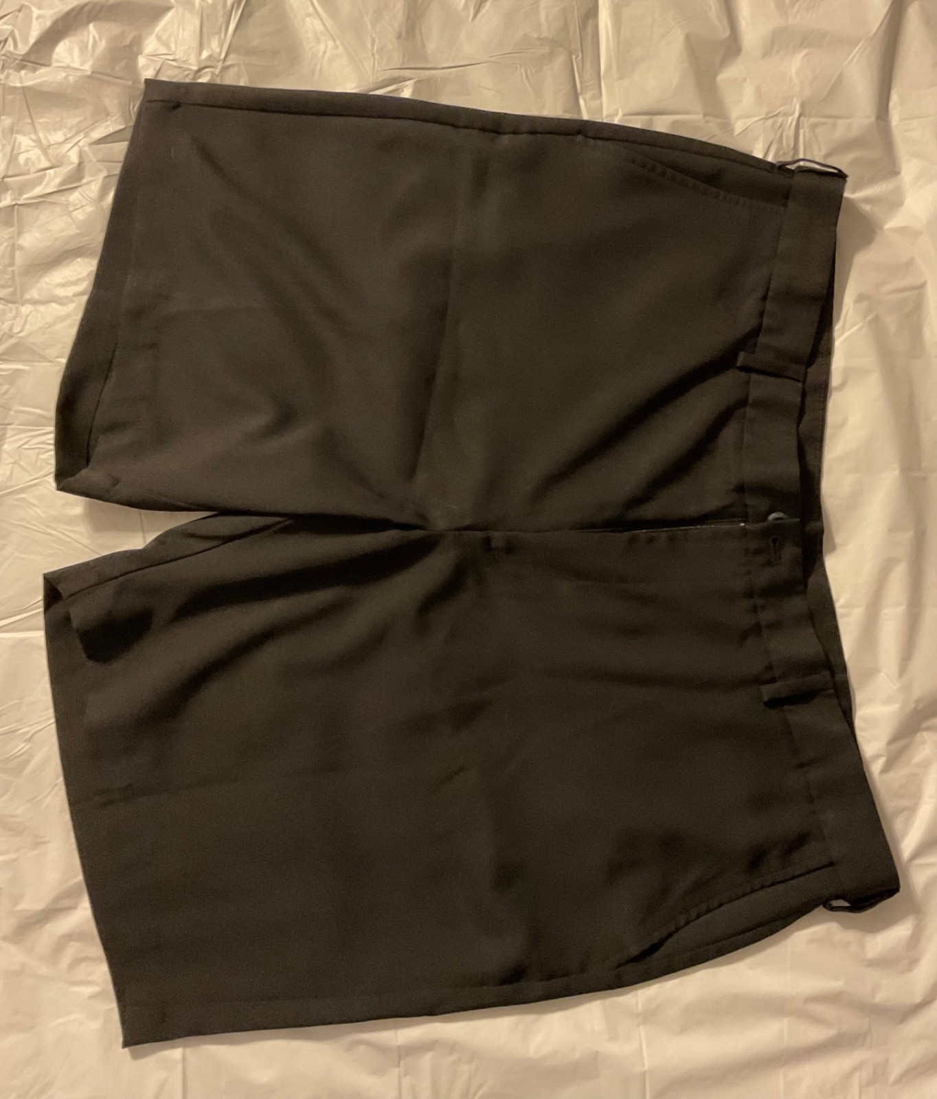 Savane Mens Black Flat Front Shorts Size 42