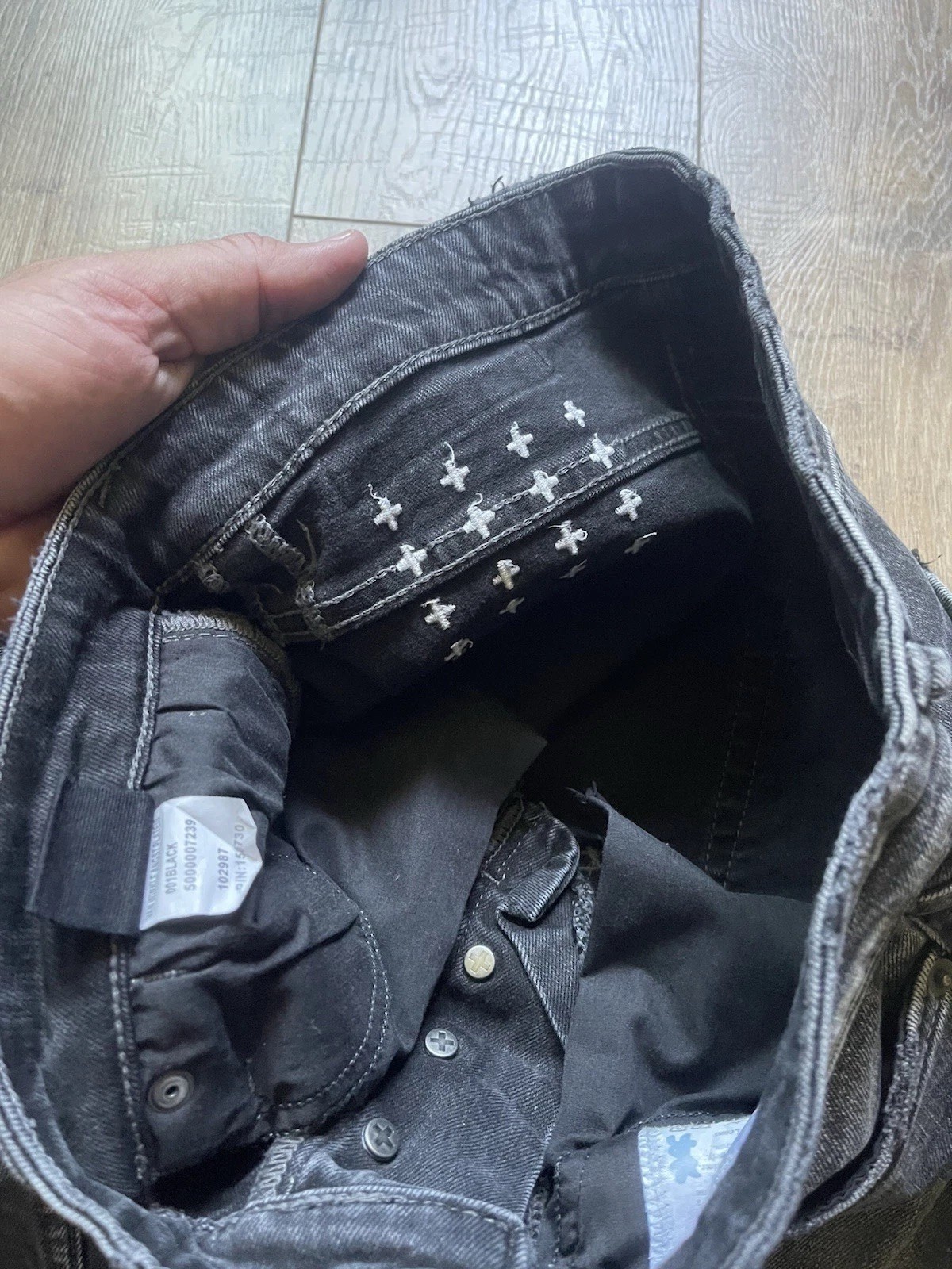 KSUBI MEN’S VAN WINKLE ANGST PLATEIS JEAN SIZE 30X32.5” DISTRESSED