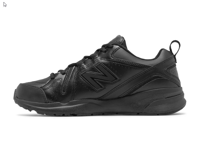 New Balance 608v5 Men’s Triple Black Training Shoes – MX608AB5 Leather
