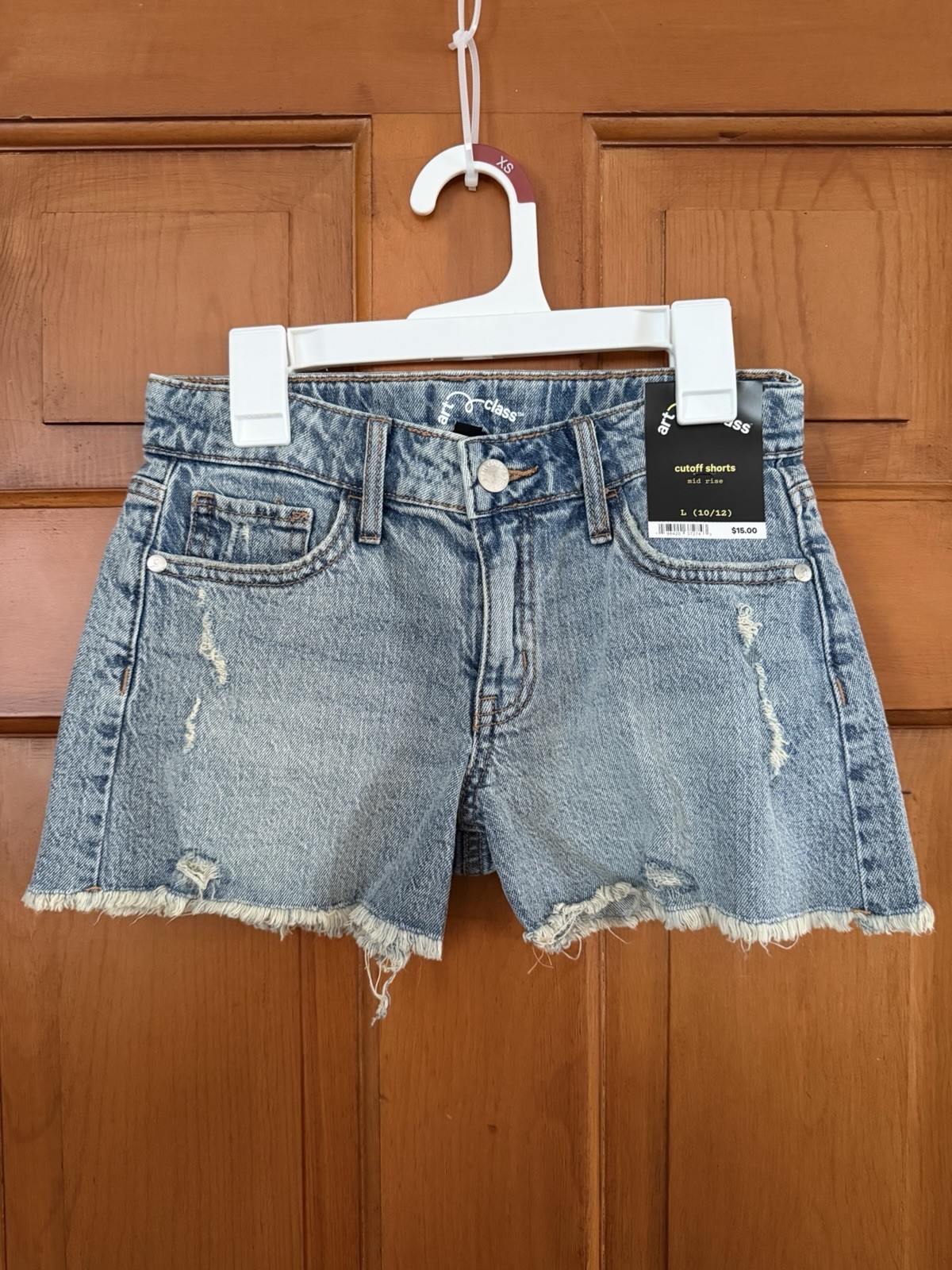 Girls’ Art Class Denim Jeans Cutoff Shorts Mid-Rise Size Large (10/12) NWT