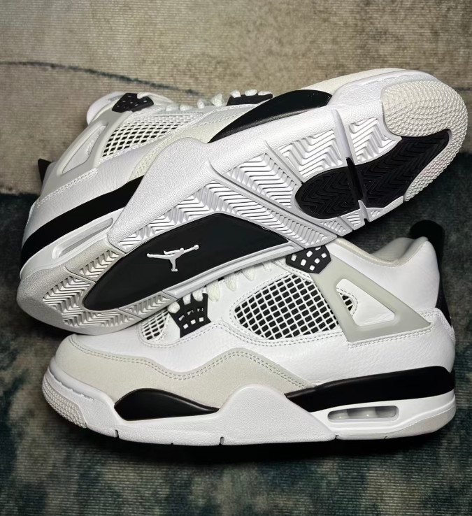 Nike Air Jordan 4 Retro Mid Military Black Sneakers Size 7-12 DH6927-111