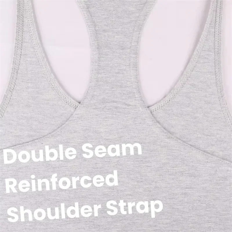 Mens Gym Stringer Tank Top Cotton Sleeveless Bodybuilding Workout Shirt Fit