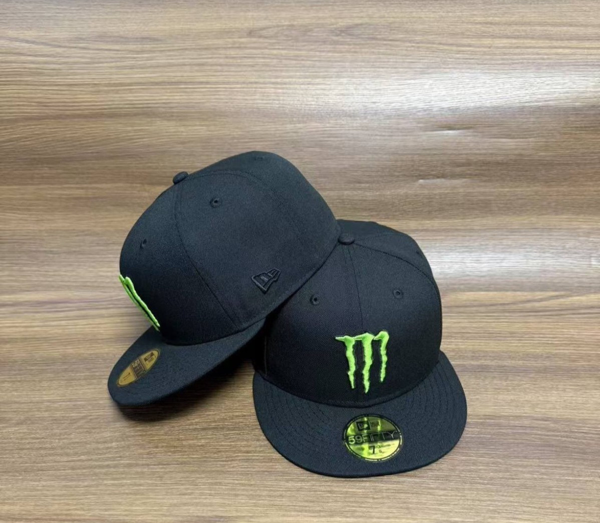 Monster Energy X New Era Fitted Hat 59Fifty ULTRA RARE Nascar Ty Gibbs Athlete