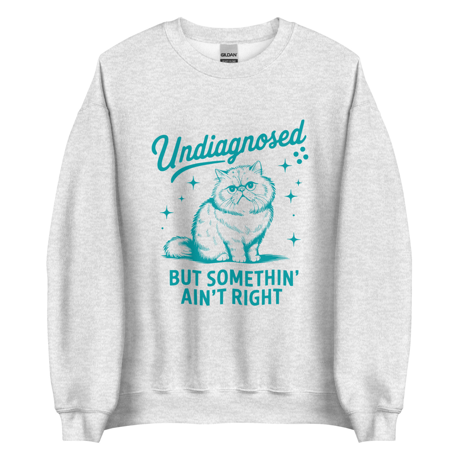 Funny Mental Health Diagnosis Pullover Adult Long Sleeve Crewneck Sweatshirt