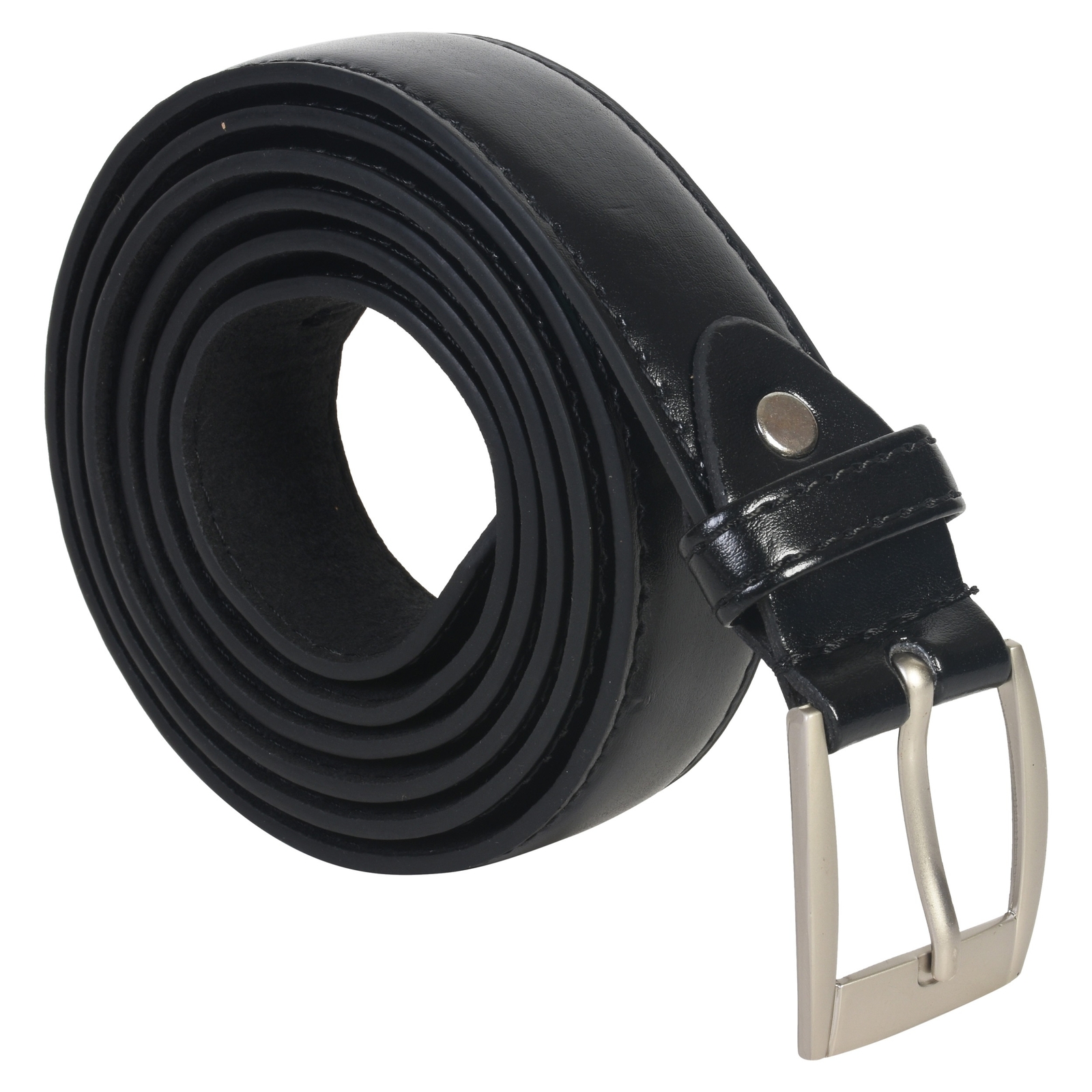 Leatherboss Genuine Leather Men Dress Belt BIG & TALL 46″ – 56″ Stylish, Black