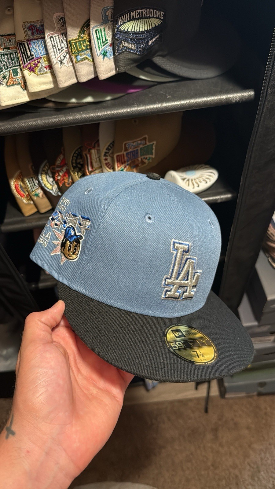 new era 59fifty Hat Club Exclusive Wilder Fitteds Los Angeles Dodgers 7 1/4