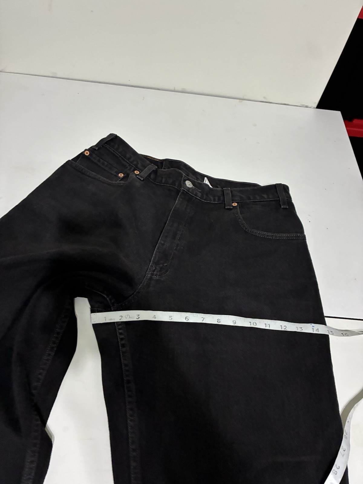 Vintage Levi’s 560 Jeans 36×30 Black Baggy Loose Tapered Skater Grunge Cyber Y2K