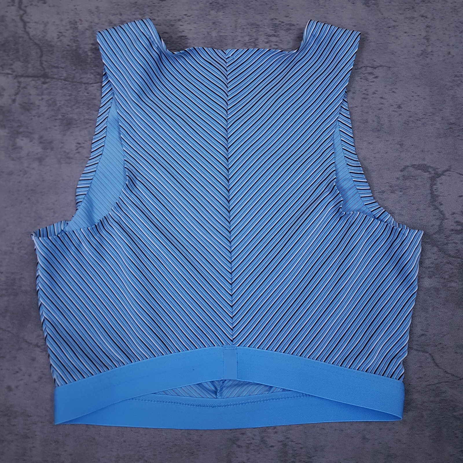 NIKE Pro Elite BOTSWANA Official Track Field Top Made USA Womens Size XXS Blue