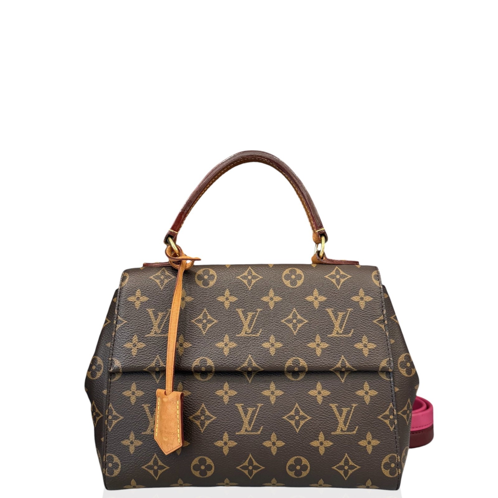 Louis Vuitton Cluny Bb Brown Magenta Burgundy Monogram (wc042326b2)