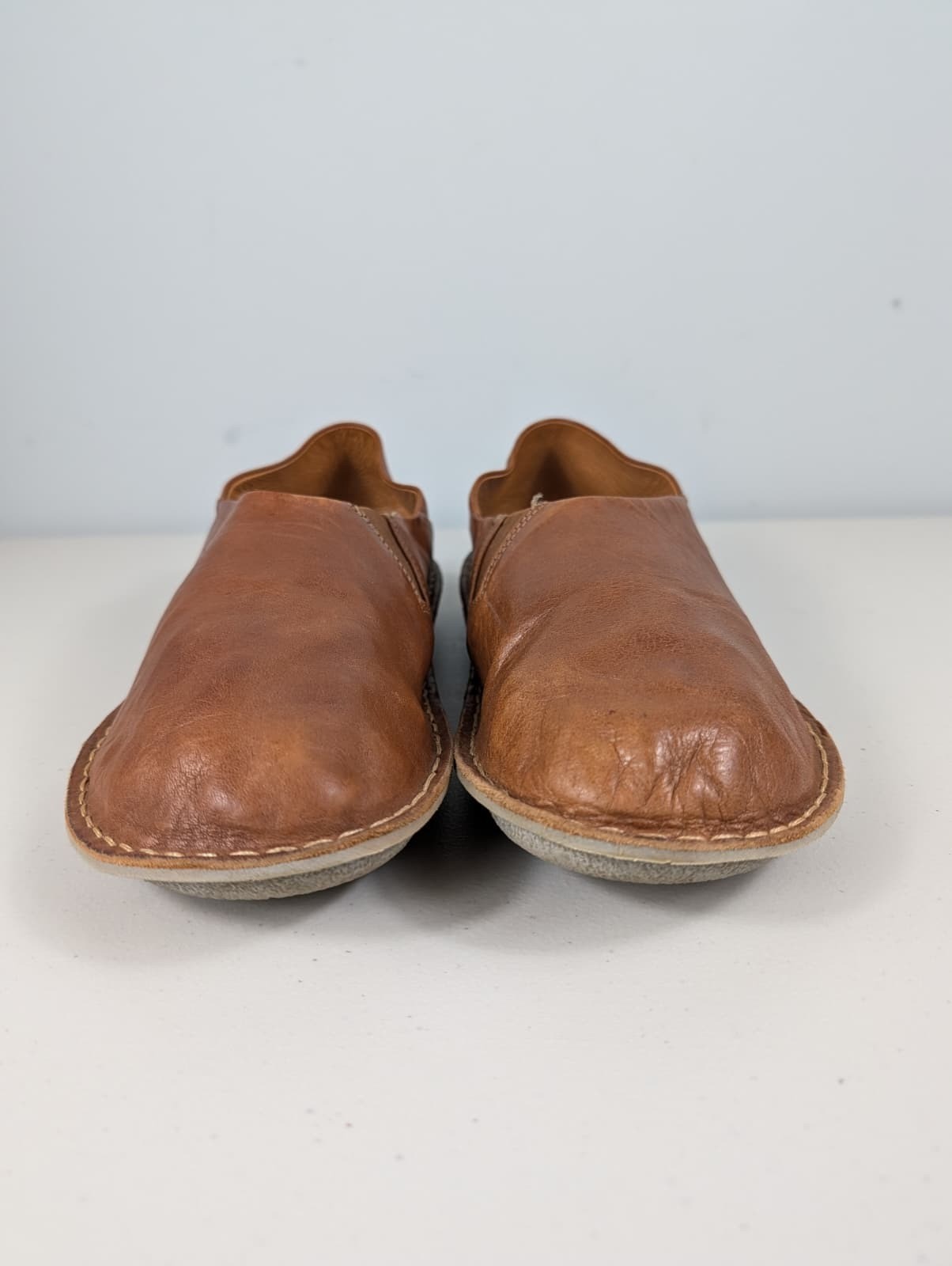 VIBAe Zuma brown leather shoes unisex W12 M9