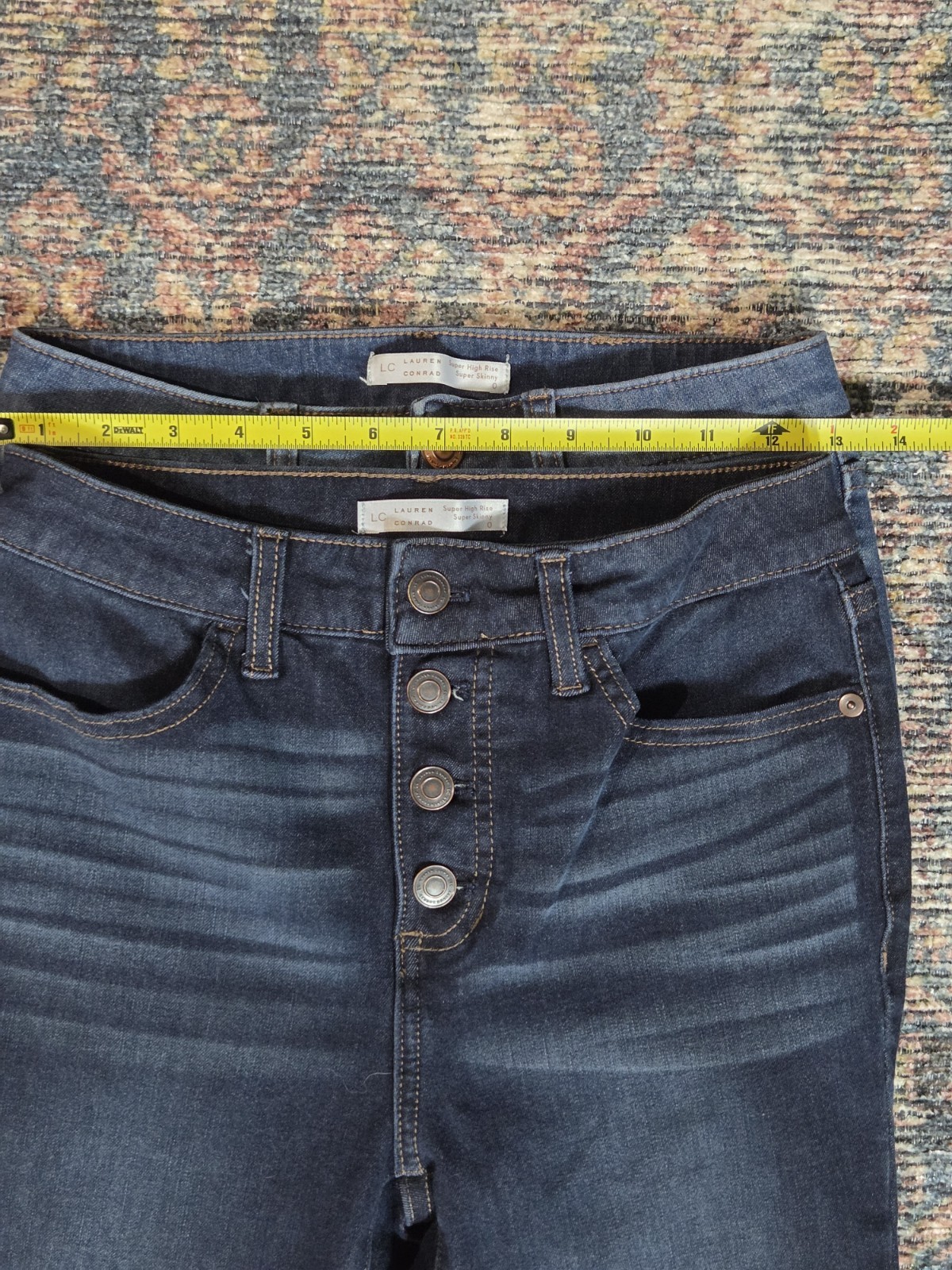 LC Lauren Conrad Super High Rise Super Skinny Jeans Bundle | Size 0 | 2 Pairs