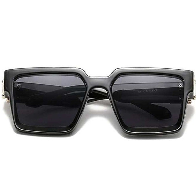 Designer Shield Sunglasses Black Lens Fashion Outdoor Driving Hip Hop Lentes New