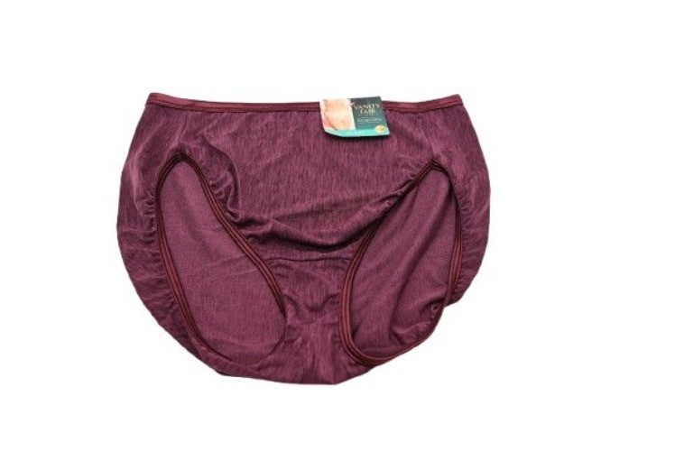 NEW Vanity Fair Illumination Hi-Cut Brief Underwear Plum Size 8/XL L13108