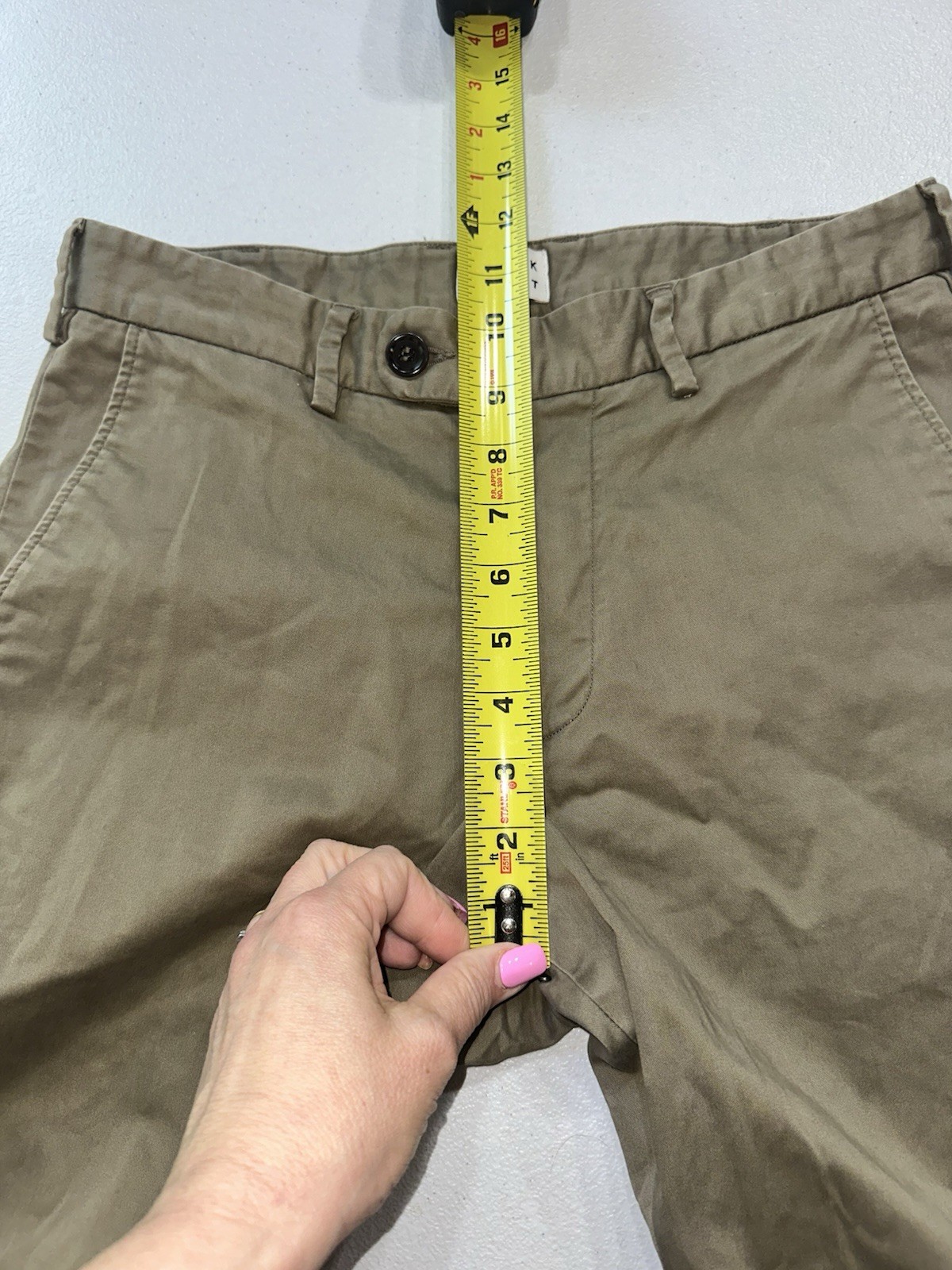 Asket The Chino Pants Men’s 28X30 Act 28X29 Slim Fit Tan Cotton Stretch Portugal