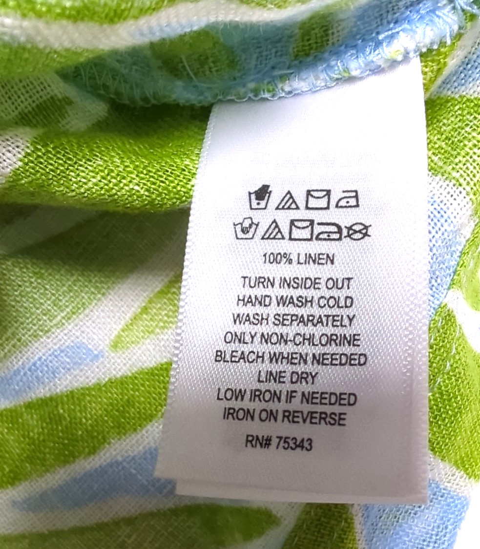 Sigrid Olsen Linen Shirt Size L Boxy Sleeveless Button Down Pocket