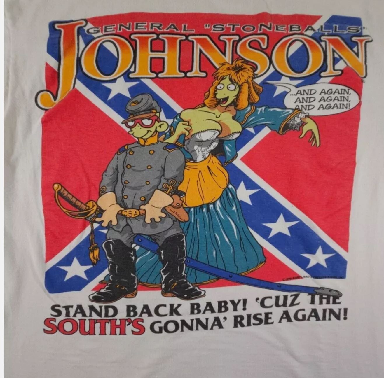 Vintage Big Johnson T-Shirt General Stoneballs Single shirt