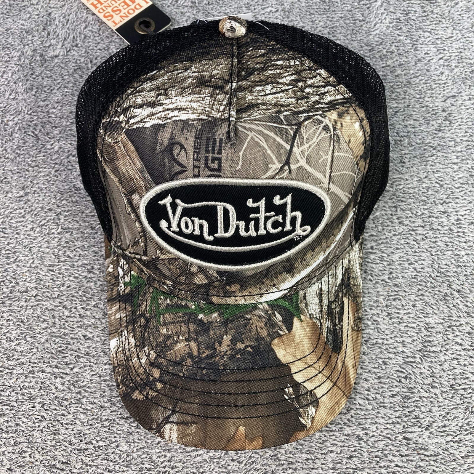 Von Dutch Realtree Edge Trucker Hat Snapback Mesh One Size Adjustable