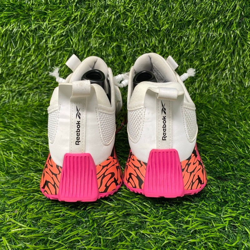 Reebok Zig Dynamica Sneaker Women’s 9 White Proud Pink Acid Yellow 1785