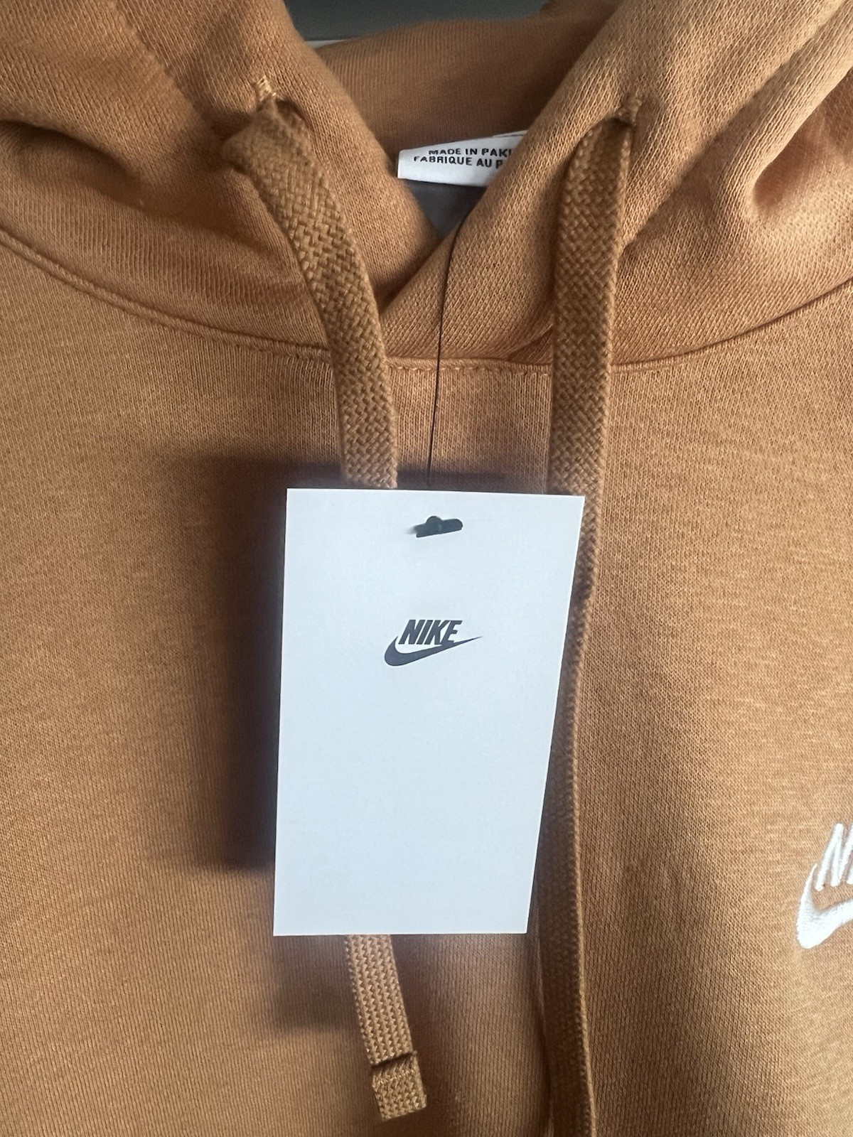 Nike Cotton Fleece Men’s Pullover Hoodie Size M New