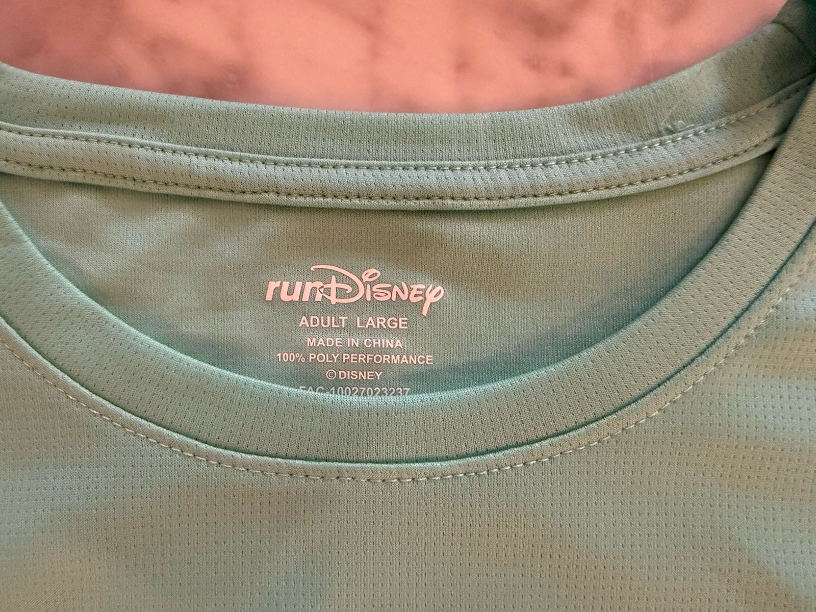 runDisney 2023 Wine & Dine 5K Mad Hatter Performance Long Sleeve Shirt Large