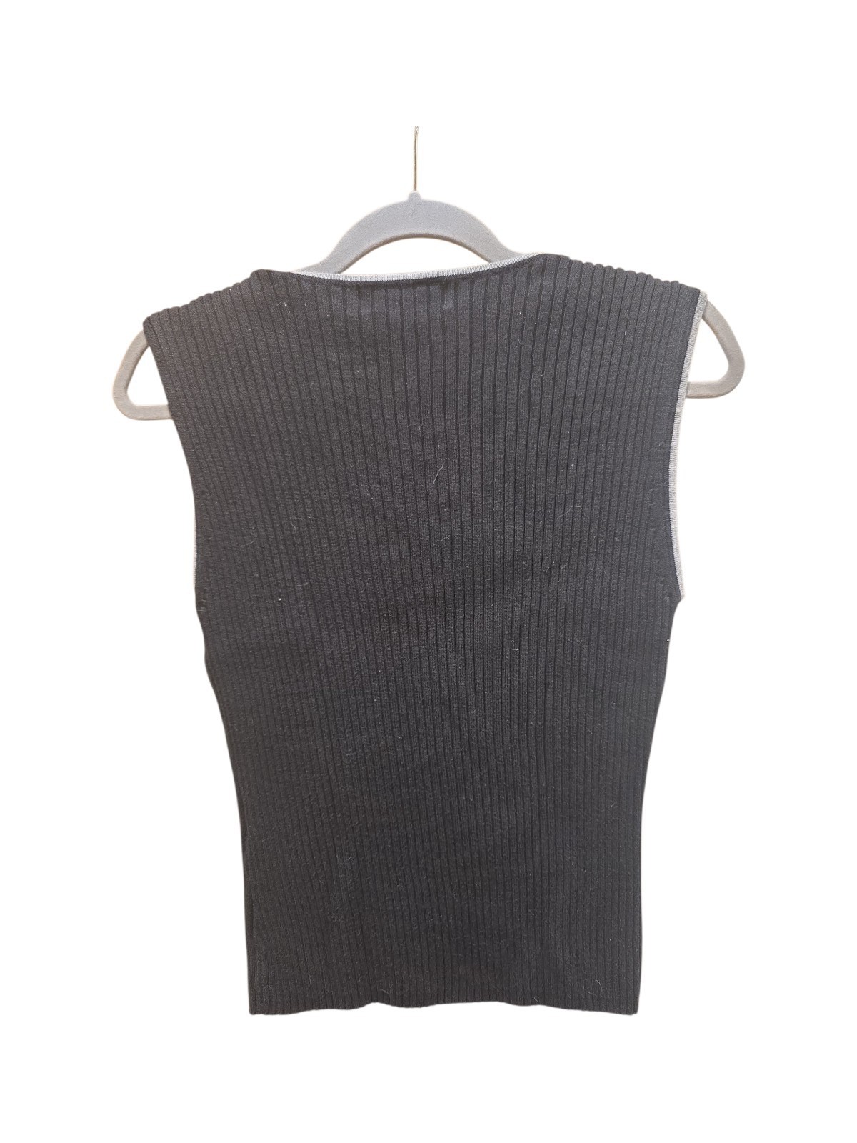 Vtg 80s/90s Casual Corner Sleeveless Ribbed Tank Top Sz M Made in Great Britain