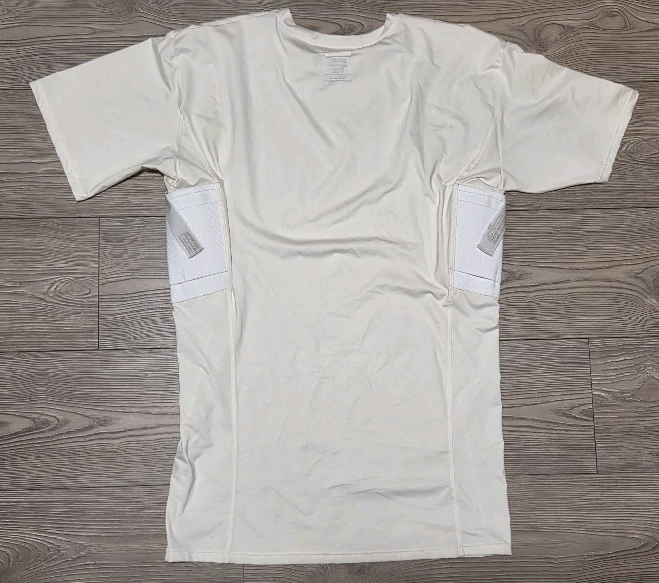 UnderTech Undercover Mens Concealment Compression Shirt White Cream 3XL XXXL