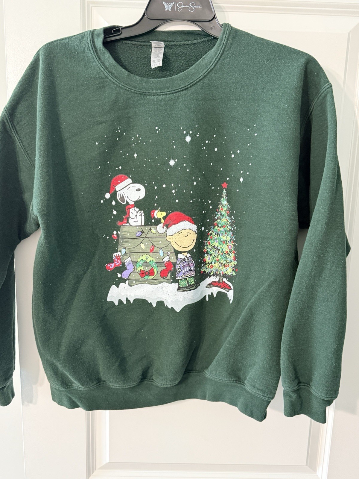 Peanuts Christmas Sweater | Charlie Brown | Snoopy | Woodstock | Large